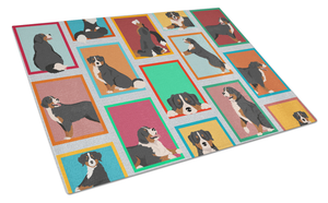 Lots of Dogs Glass Cutting Board