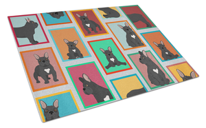 Lots of Dogs Glass Cutting Board