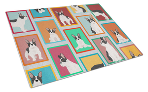 Lots of Dogs Glass Cutting Board