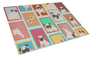 Lots of Dogs Glass Cutting Board