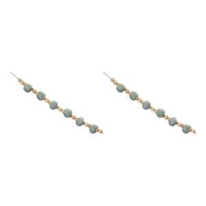Wood Beaded String Garland  - Pack Of: Set of 2 | Materials: Wood | Décor style: Modern