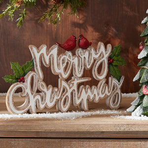 Merry Christmas Tabletop Sign