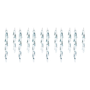 Melted Glass Icicle Drop Ornament