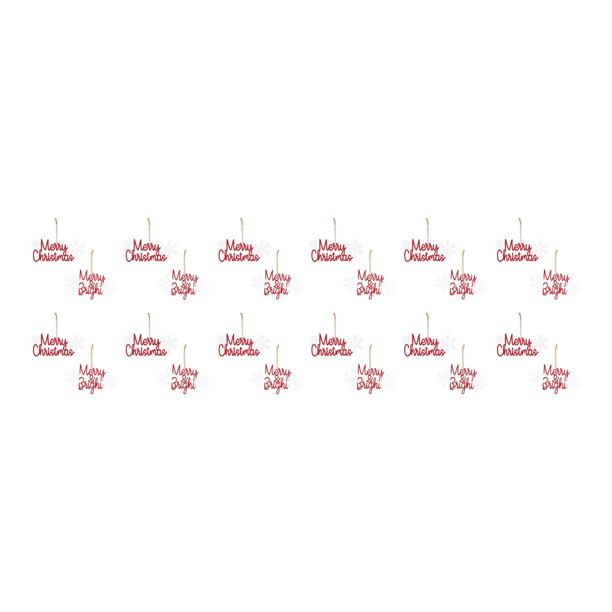 Metal Holiday Sentiment Ornament
