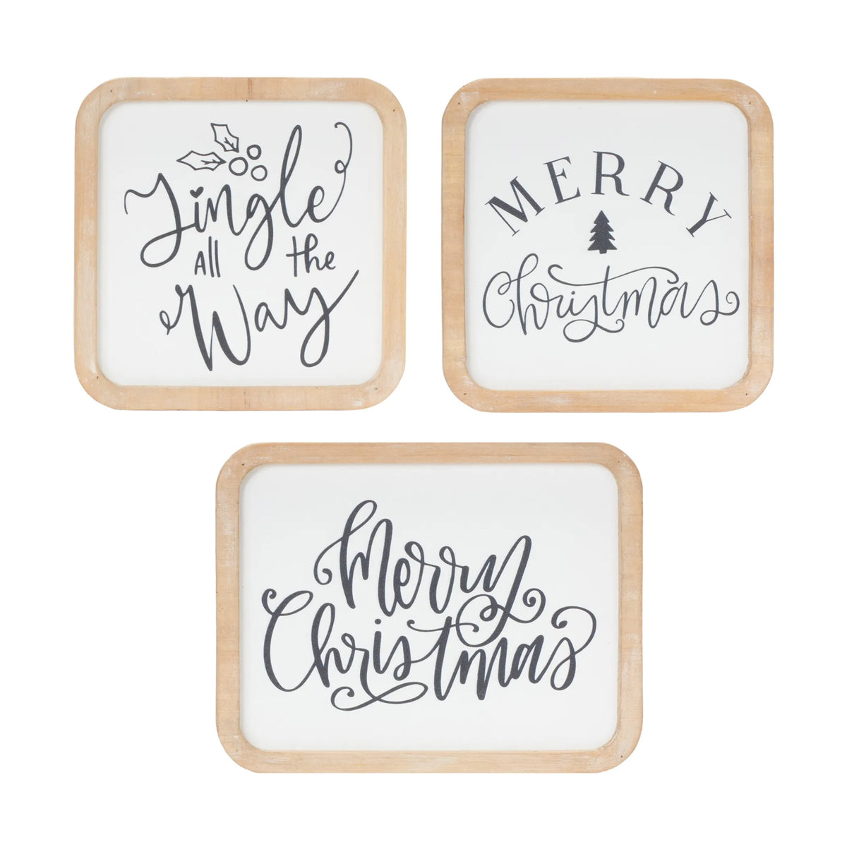 Holiday Sentiment Plaque