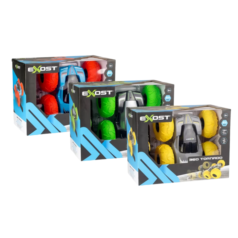 Exost 360 Tornado Remote-Control Stunt Car Assortment