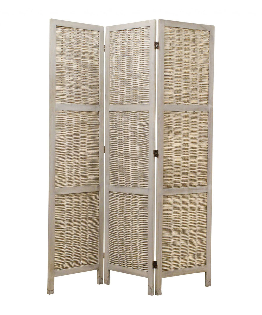 52 X 67 Beige Wood Screen - 1
