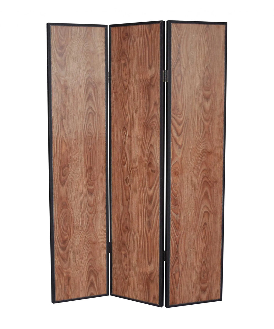47 X 71 Brown Wood Screen - 1