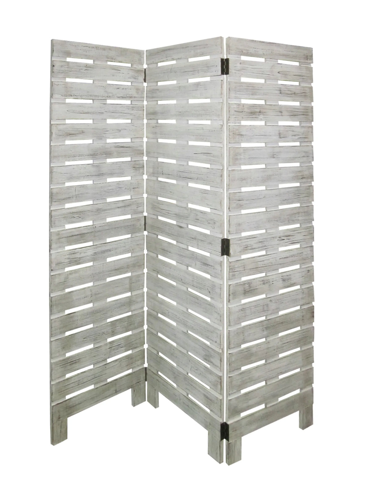 63 X 72 White Wood Garden Screen - 1