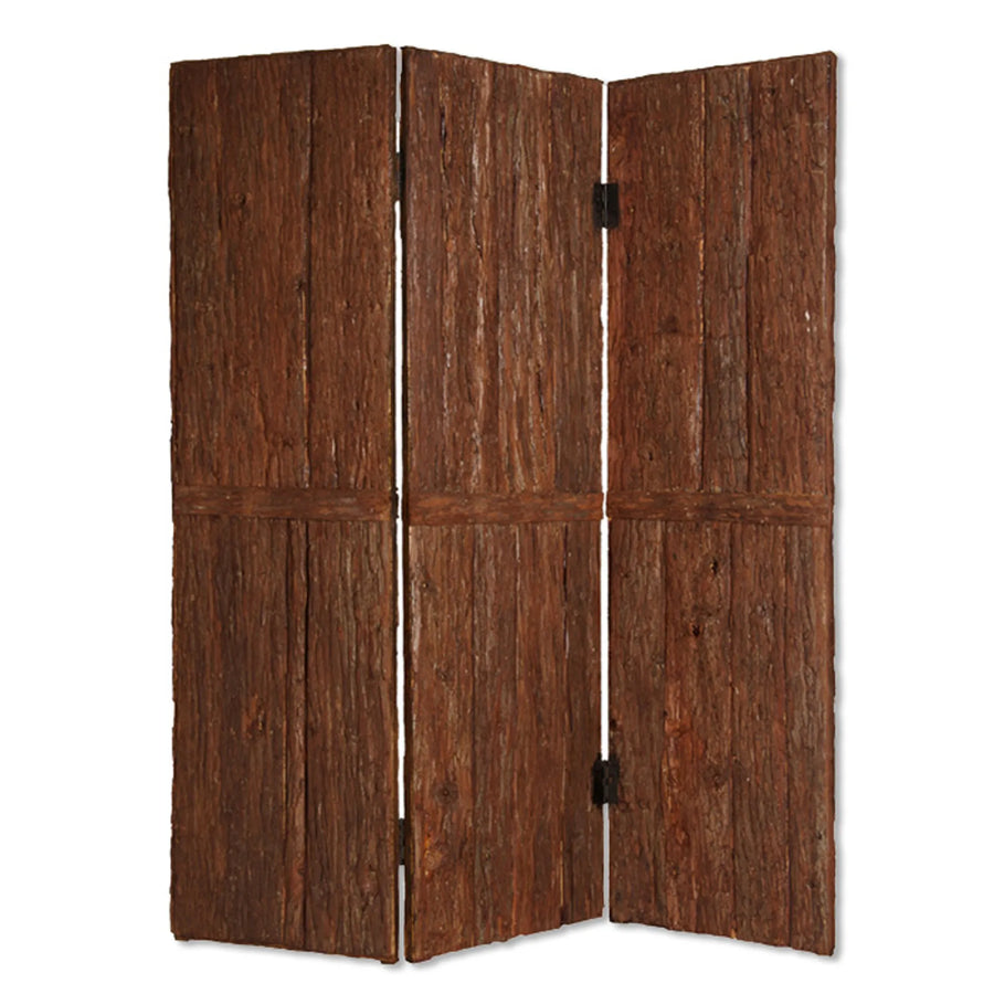 62" X 72" Brown Wood Tahoe Screen - 1