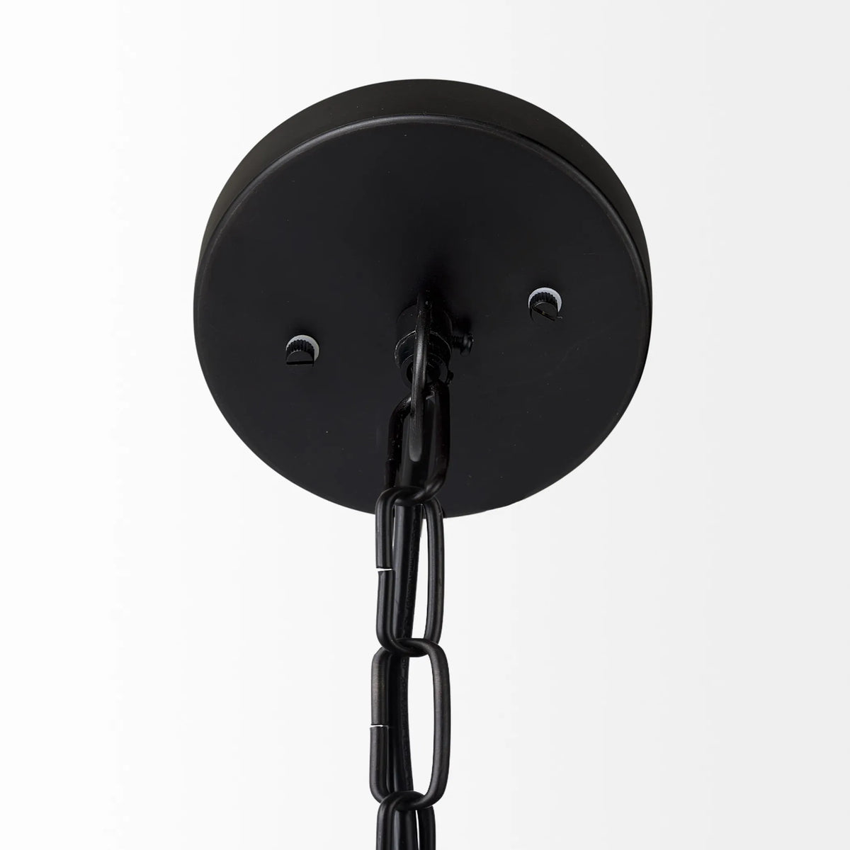 Black Metal Sphere Pendant Hanging Light