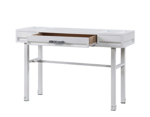 47" White Iron Vanity Table