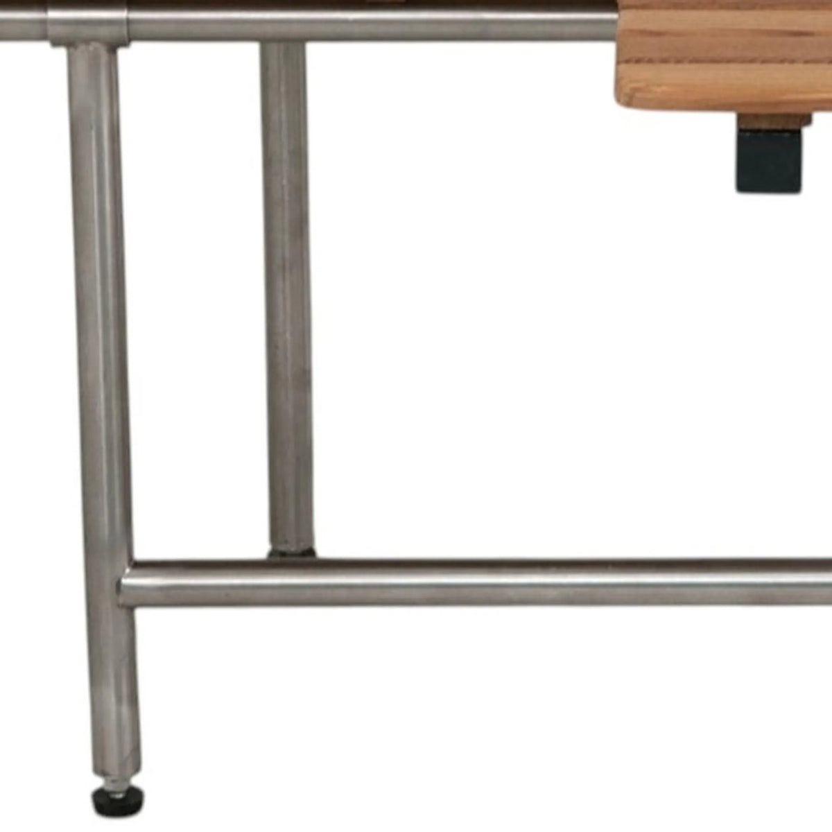 Teak Rectangular Shower Bench With Legs