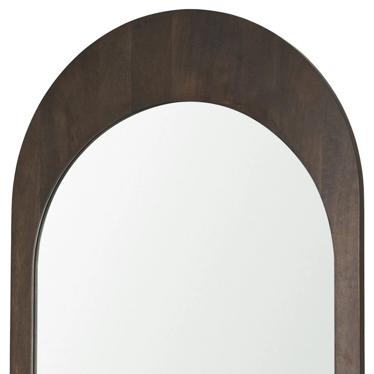 Wood Arch Framed Accent Mirror