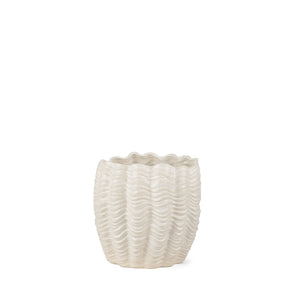 Ceramic Sculptural Waves Table Vase