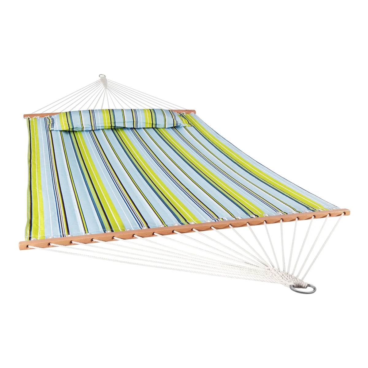 Lime Striped Double Hammock