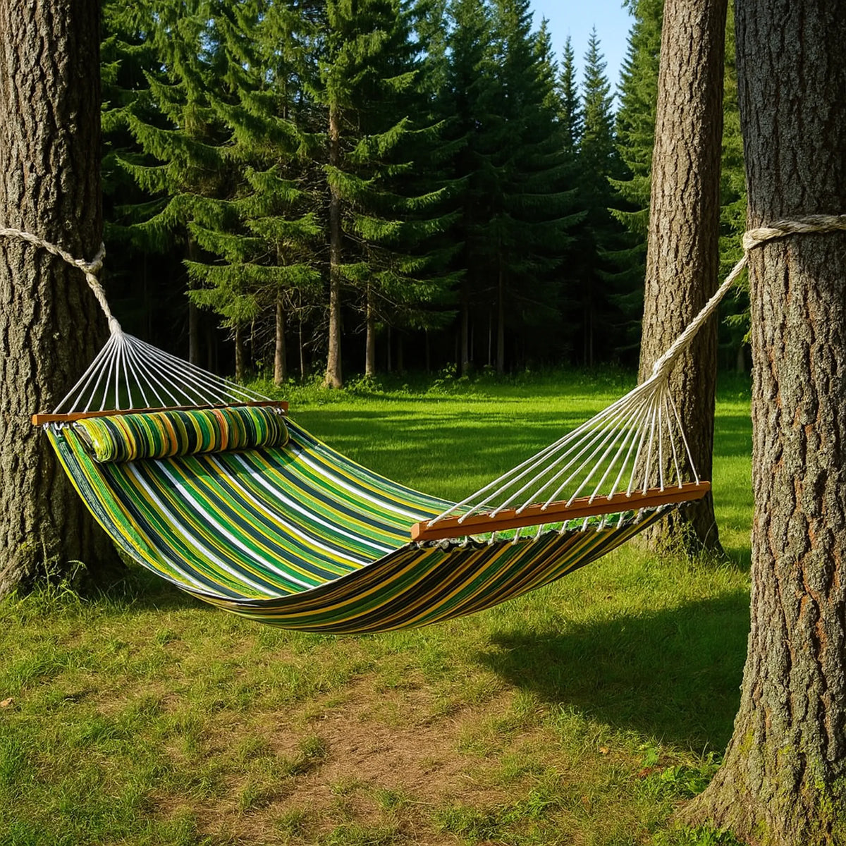 Striped Double Hammock