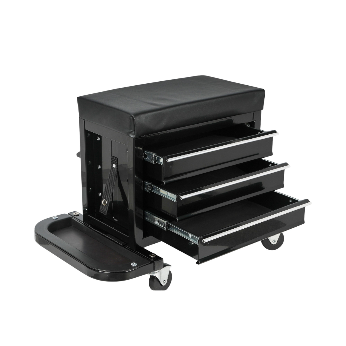 26-inch 3-Drawer Steel Tool Chest with Lid – view 2