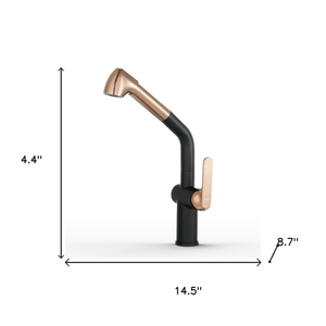 15" Black Stainless Steel Bar Faucet – view 3
