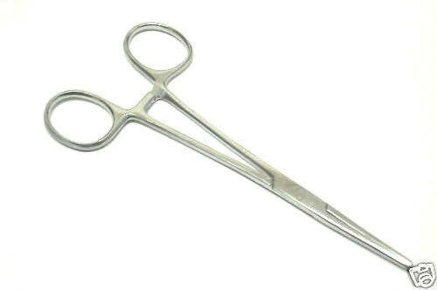 Pet Grooming Hemostat Set – 5.5-Inch Straight & Curved, 2-Pack