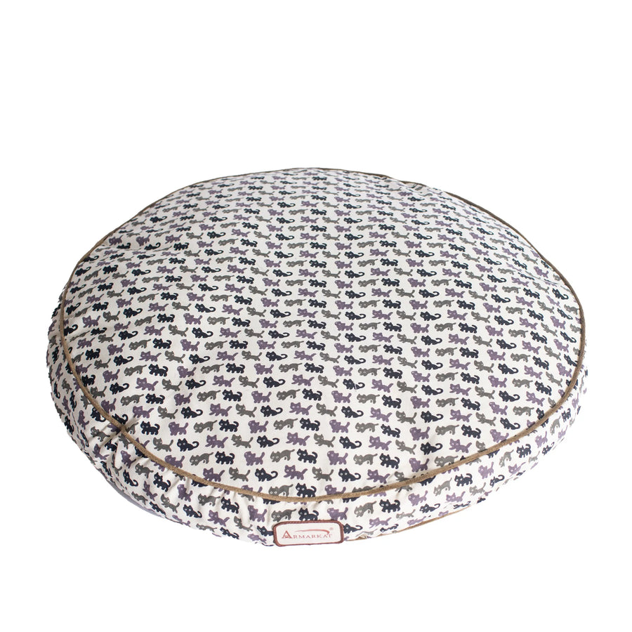 Square Dog Cushion Bed with Washable Cover – 23 × 23 Inches