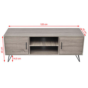 TV Stand 47.2"x15.7"x17.7" Gray