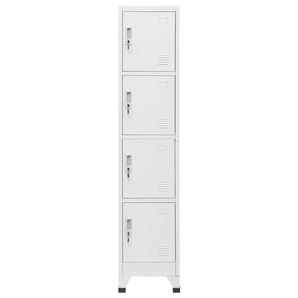 Locker Cabinet with 4 Compartments 15"x17.7"x70.9