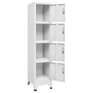 Locker Cabinet with 4 Compartments 15"x17.7"x70.9