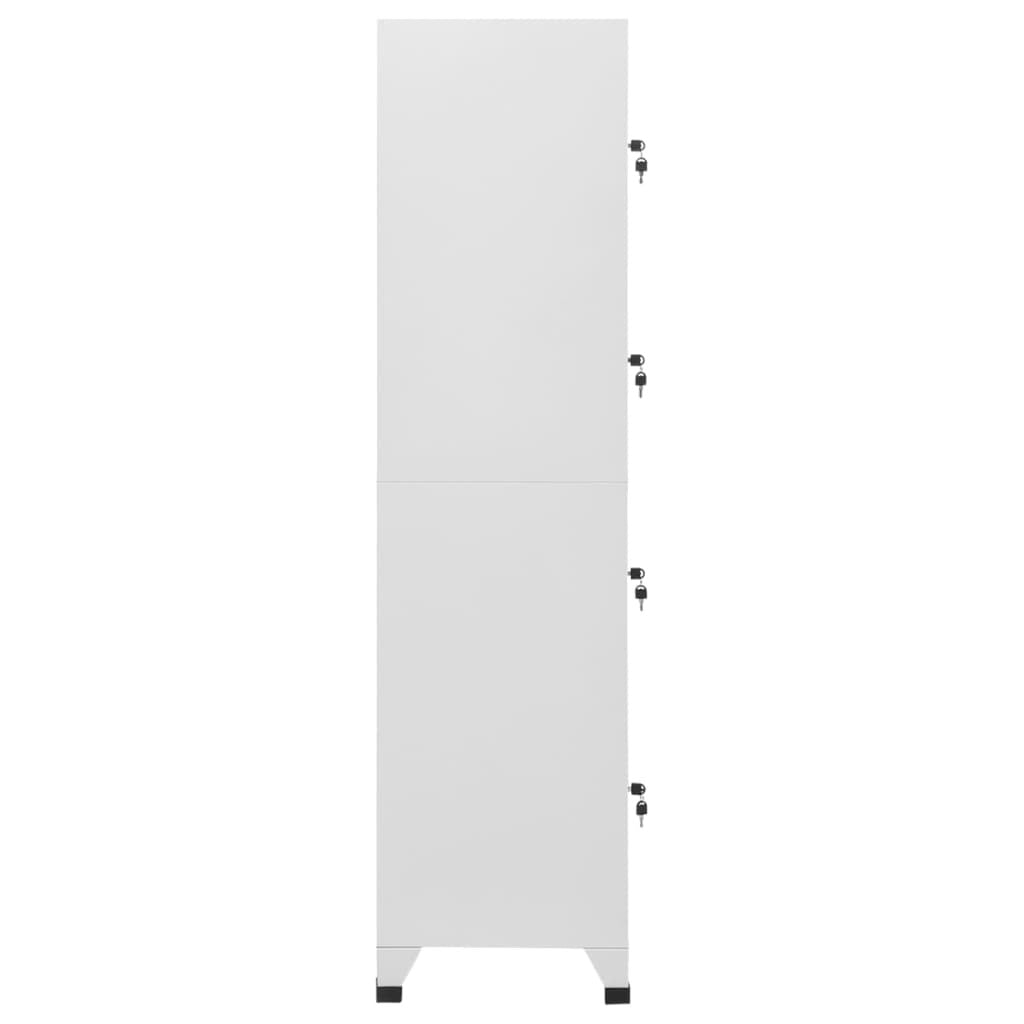 Locker Cabinet with 4 Compartments 15"x17.7"x70.9