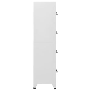 Locker Cabinet with 4 Compartments 15"x17.7"x70.9