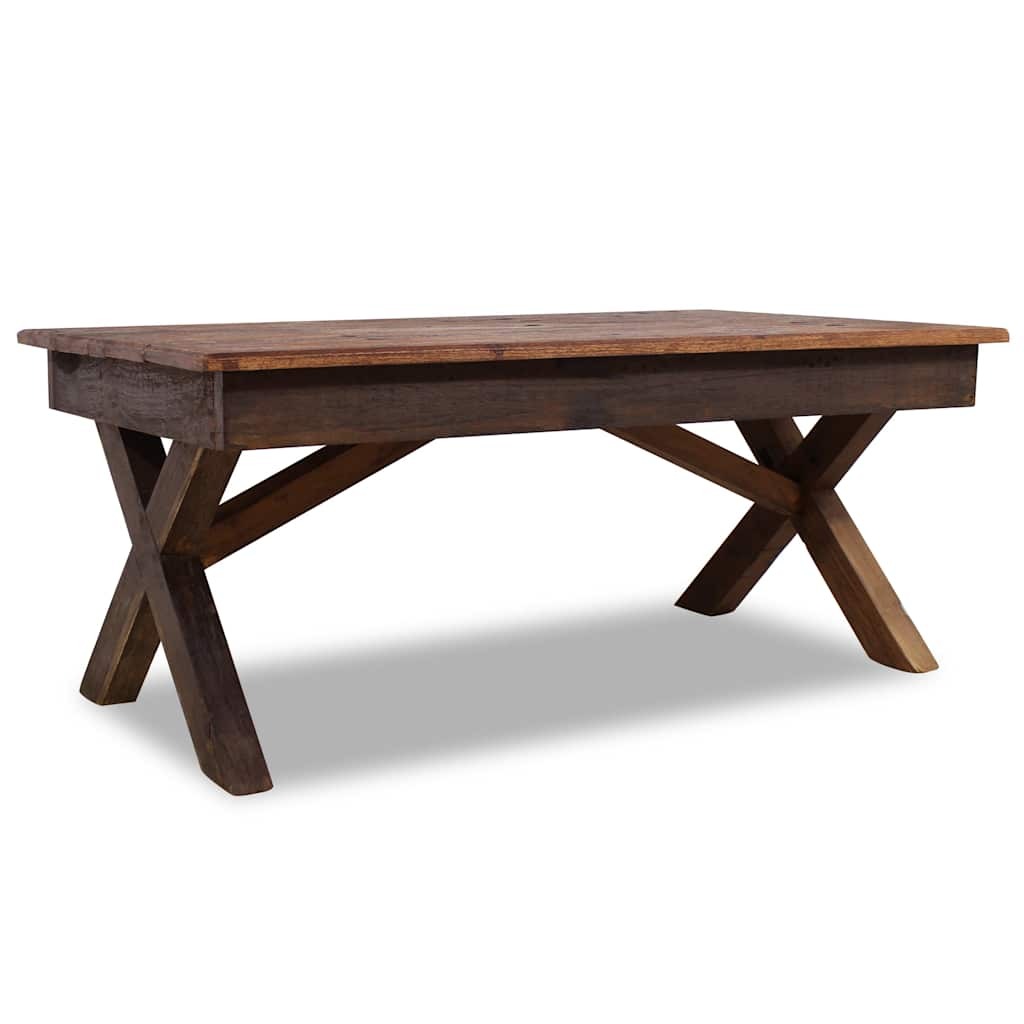 Coffee Table Mixed Recycled Wood 43.3"x23.6"x17.7