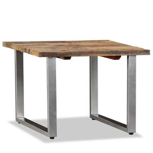 Coffee Table Solid Reclaimed Wood 21.7"x21.7"x15.7