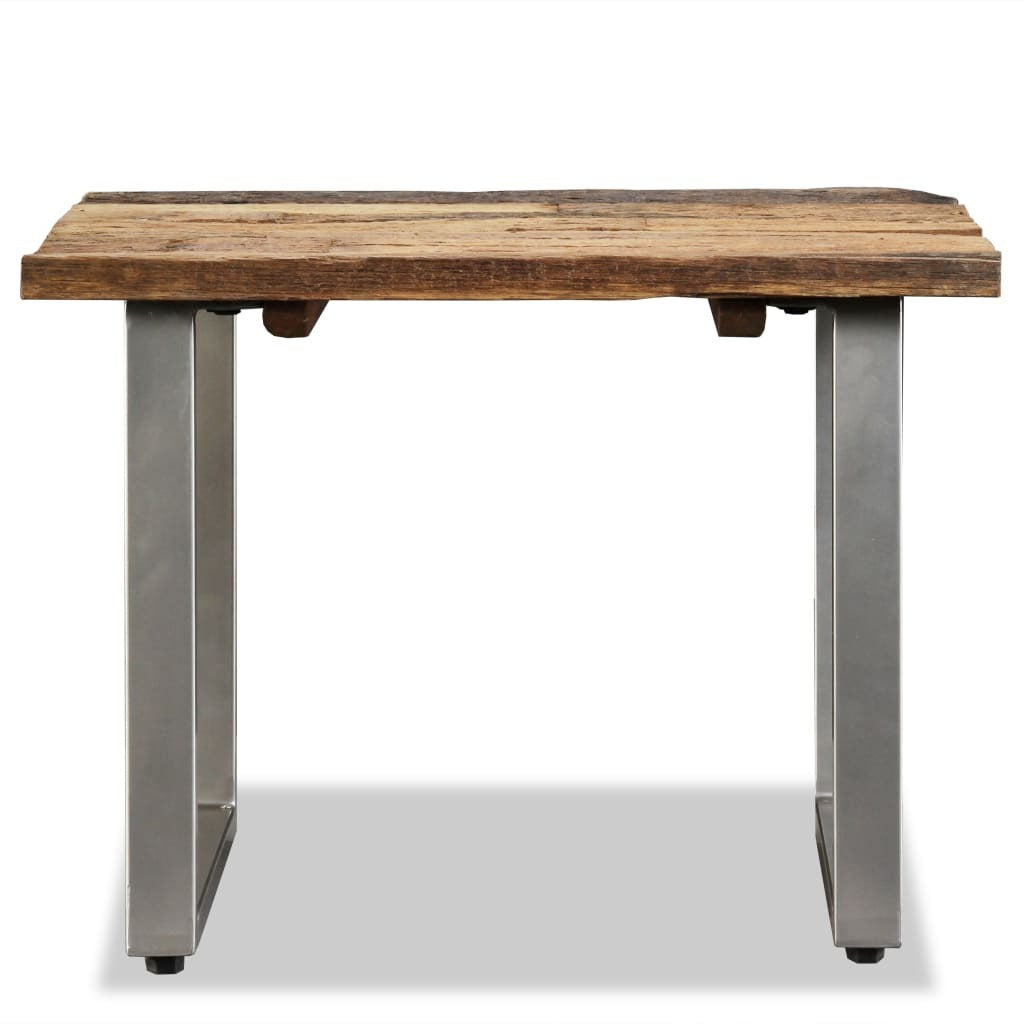 Coffee Table Solid Reclaimed Wood 21.7"x21.7"x15.7