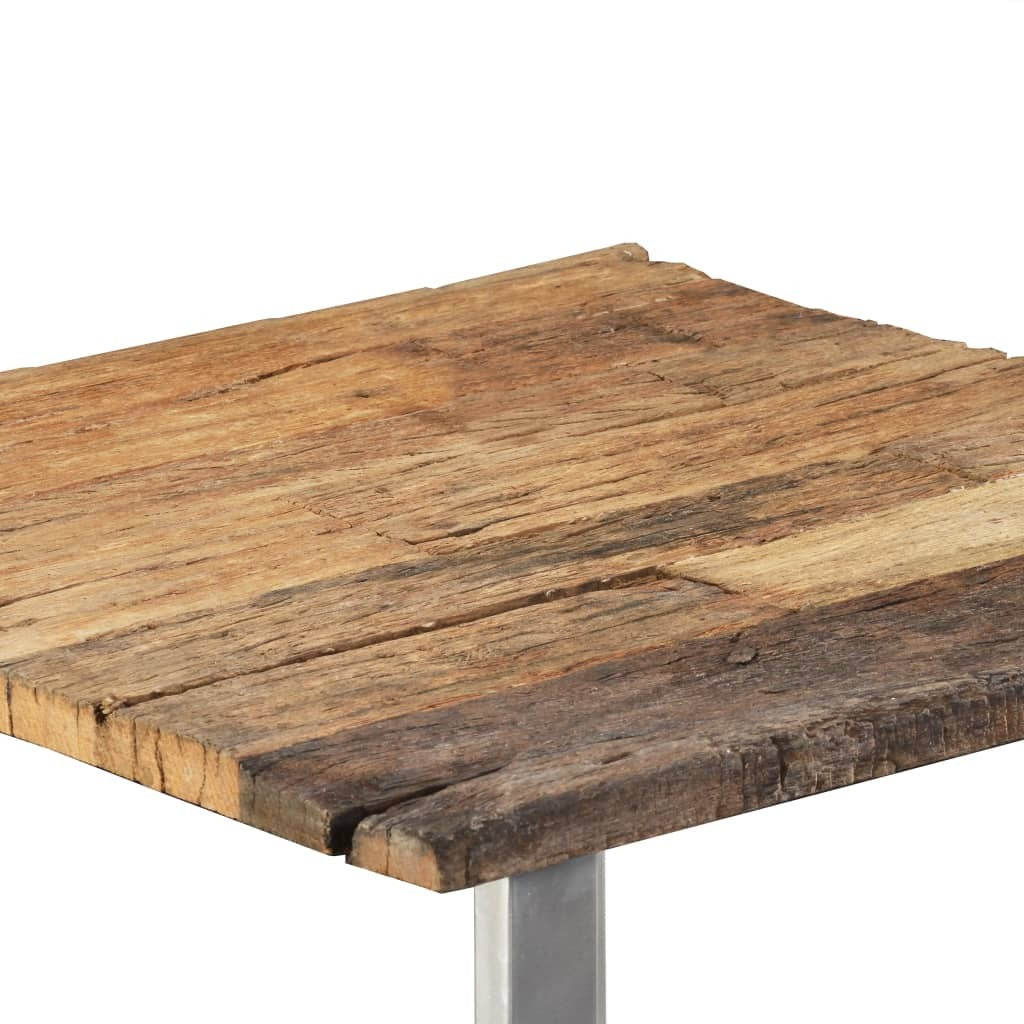 Coffee Table Solid Reclaimed Wood 21.7"x21.7"x15.7