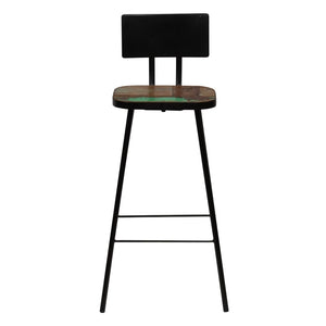 Bar Set 3 Piece Solid Reclaimed Wood Multicolor