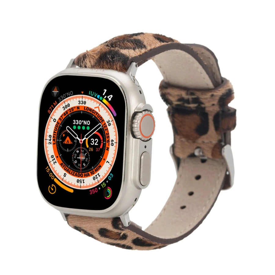 Guernsey Leather Bands for Apple Watch Ultra,8,7 and SE