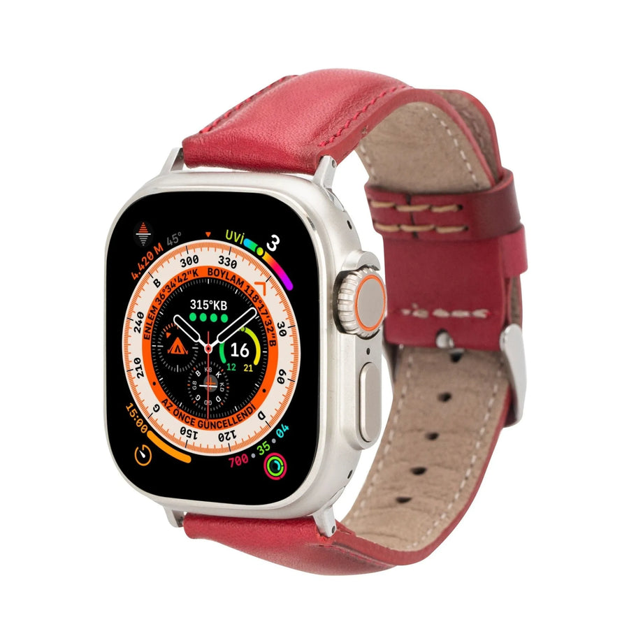 Moran Leather Bands for Apple Watch Ultra,8,7 and SE
