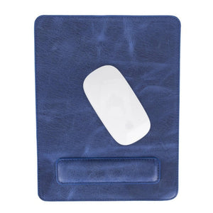 Boulder Full-Grain Leather Mouse Pad with Hand Support