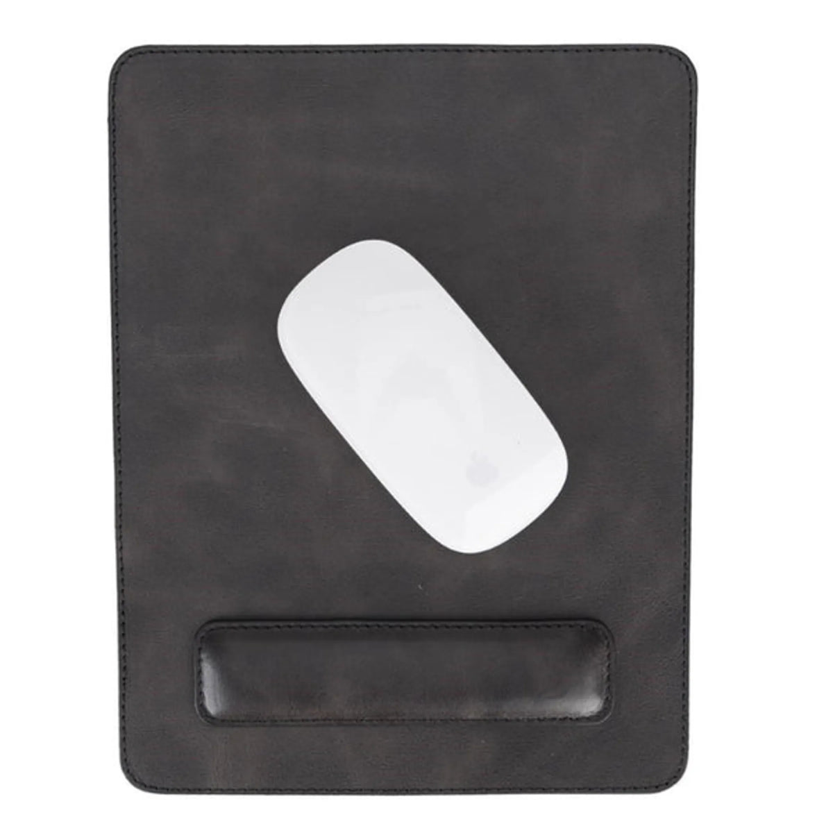 Boulder Full-Grain Leather Mouse Pad with Hand Support