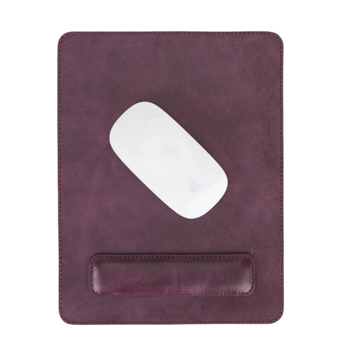 Boulder Full-Grain Leather Mouse Pad with Hand Support