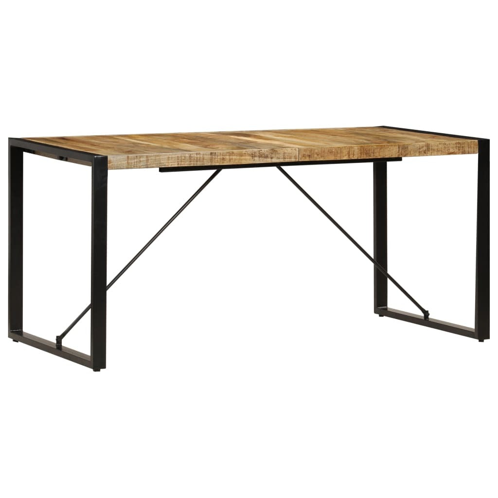 Dining Table 63"x31.5"x29.5" Solid Mango Wood