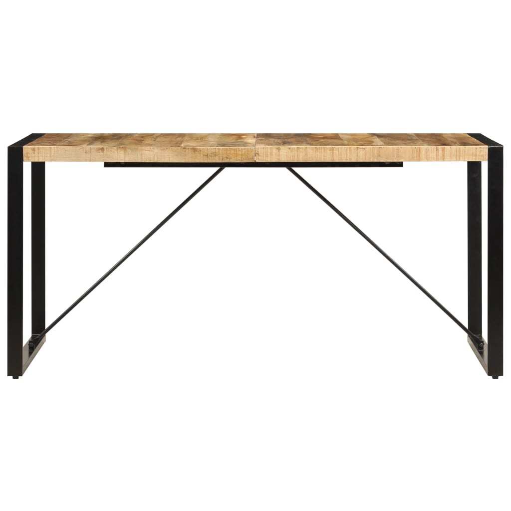 Dining Table 63"x31.5"x29.5" Solid Mango Wood
