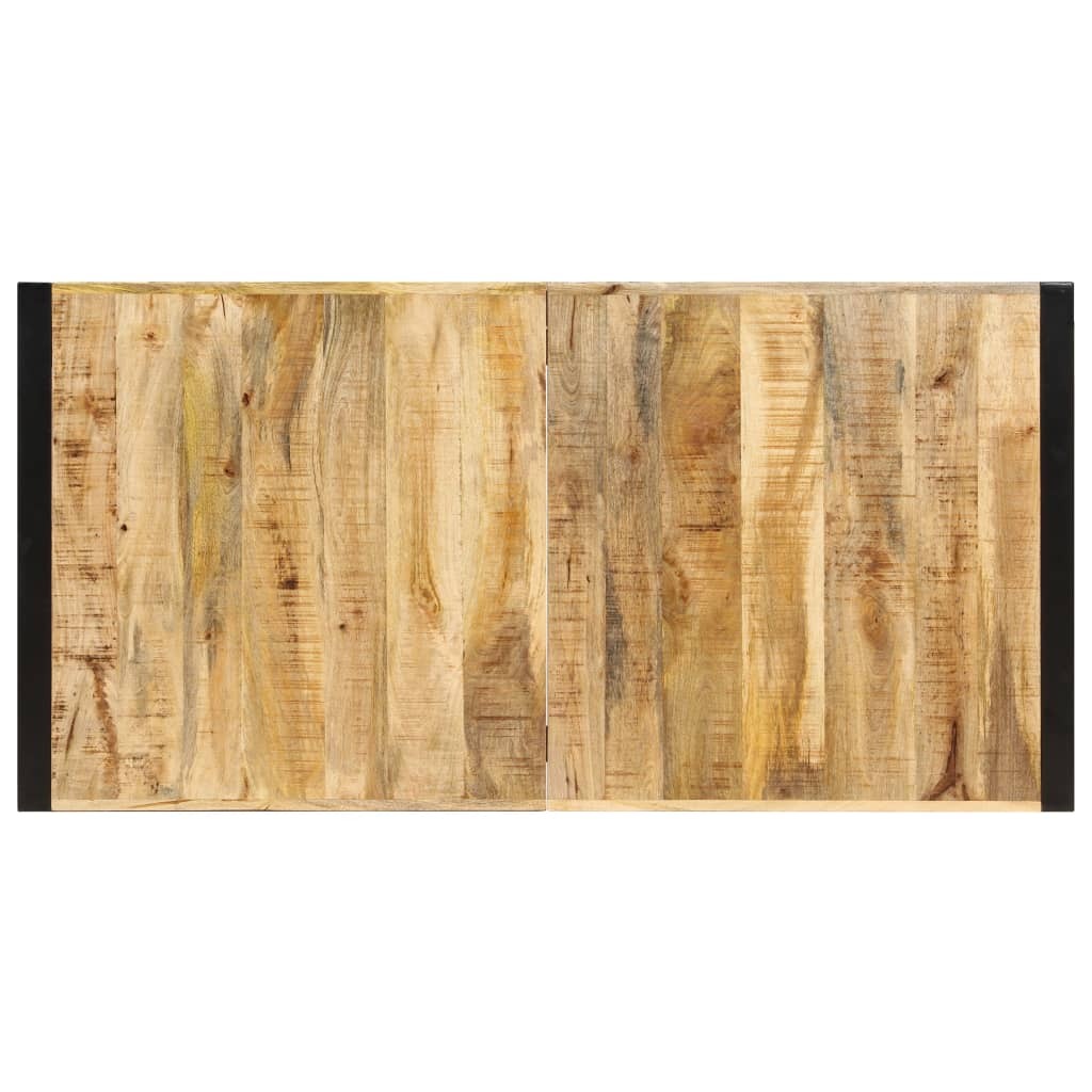 Dining Table 63"x31.5"x29.5" Solid Mango Wood