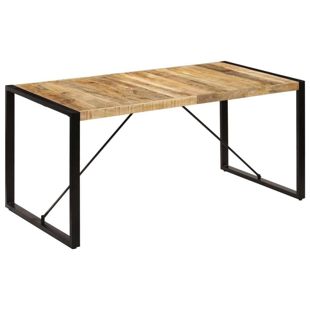 Dining Table 63"x31.5"x29.5" Solid Mango Wood