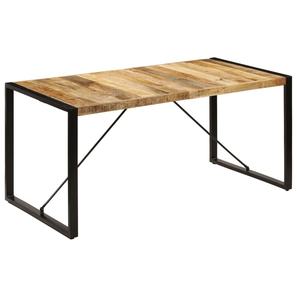 Dining Table 63"x31.5"x29.5" Solid Mango Wood