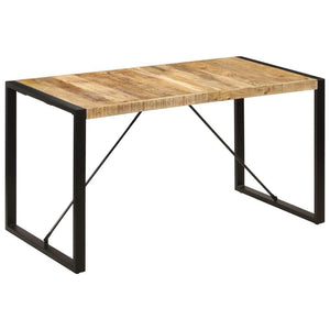 Dining Table 55.1"x27.6"x29.5" Solid Mango Wood