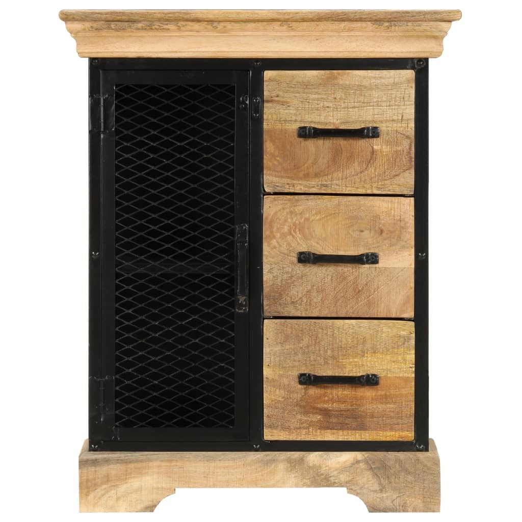 Sideboard 23.6"x11.8"x29.5" Solid Mango Wood
