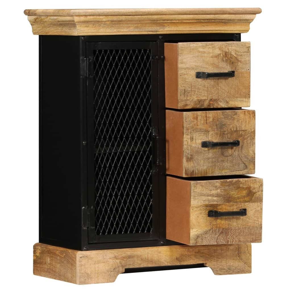Sideboard 23.6"x11.8"x29.5" Solid Mango Wood