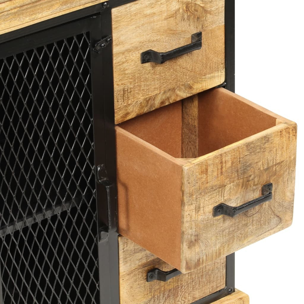 Sideboard 23.6"x11.8"x29.5" Solid Mango Wood