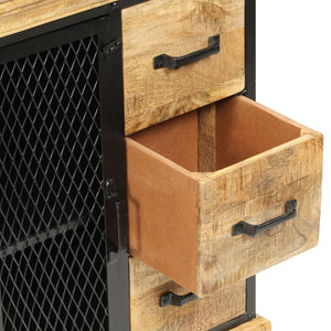 Sideboard 23.6"x11.8"x29.5" Solid Mango Wood